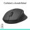 Logitech M330 Silent Plus Ratón Inalámbrico Negro 1000DPI