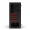 Phanteks Eclipse P400 Cristal Templado Negra/Roja