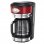 Russell Hobbs Ribbon Red Cafetière rétro avec carafe en verre