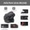 Homcom Casco de Moto Doble Visera con Cabezal Anticolisión y Certificación Europea Negro