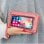 Funda para móvel Cool Bag Horizontal Universal Poliéster Rosa com janela tátil para smartphones até 6.7"