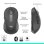 Logitech Signature M650 Ratón Bluetooth para Manos Pequeñas a Medianas, Clics Silenciosos Gris