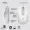 Logitech Signature M650 mouse Mancino RF senza fili + Bluetooth Ottico 2000 DPI Bianco