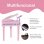 HOMCOM Piano Infantil 37 Teclas ElectróNiño Micrófono Luces USB/MP3 Karaoke