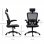 Vinsetto Silla Oficina Altura Ajustable de 114-122cm Reposabrazos Plegable Negra