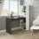 Habitdesign Duplo Mesa de Escritorio con Estantería