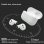Klack PRO5KS Auriculares Deportivos Bluetooth Blanco