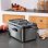 Friteuse Cecotec Cleanfry Luxury 3000 Dark 3,2L 2400W Acier inoxydable foncé