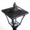 Outsunny Farol Solar de Jardín IP44 con Luces Inteligentes LED Exteriores