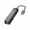 Conceptronic DONN07BA HUB 3 Puertos USB 3.0 con Adaptador Red Gigabit + Adaptador USB-C