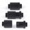 Raccord séparable Alphacool 25,5 mm G1/4" AG noir