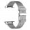 Bracelet en métal argenté cool pour Apple Watch 42/44mm Series 1/2/3/4/5/6/SE