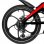Ducati MG-20 Bicicleta Eléctrica Plegable 20" Negra/Roja
