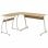vidaXL Escritorio Esquinero en Forma de L Roble 152x117x74cm
