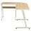 vidaXL Escritorio Esquinero en Forma de L Roble 152x117x74cm