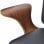 VidaXL chaise de bureau pivotante cuir synthétique bois courbé noir