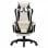 VidaXL Chaise de jeu avec repose-pieds noir/blanc