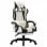 VidaXL Chaise de jeu avec repose-pieds noir/blanc