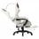 VidaXL Chaise de jeu avec repose-pieds noir/blanc