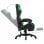 VidaXL Chaise de Gaming avec Repose-Pieds Cuir Synthétique Vert/Noir
