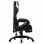 VidaXL Chaise de Gaming avec Repose-Pieds Cuir Synthétique Blanc/Noir
