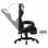VidaXL Chaise de Gaming avec Repose-Pieds Cuir Synthétique Blanc/Noir