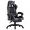 VidaXL Chaise de Gaming avec Repose-Pieds Cuir Synthétique Gris/Noir
