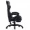 VidaXL Chaise de Gaming avec Repose-Pieds Cuir Synthétique Gris/Noir