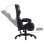 VidaXL Chaise de Gaming avec Repose-Pieds Cuir Synthétique Gris/Noir