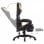 VidaXL Silla Gaming con Reposapiés Cuero Sintético Dorado/Negro