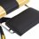 VidaXL Silla Gaming con Reposapiés Cuero Sintético Dorado/Negro