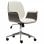 VidaXL Silla de Oficina Madera Curvada Blanca
