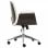 VidaXL Silla de Oficina Madera Curvada Blanca