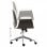VidaXL Silla de Oficina Madera Curvada Blanca