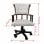 VidaXL Silla de Oficina Giratoria Blanca