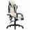 VidaXL Cadeira Gaming Couro Sintético Preta/Branca