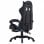 VidaXL Silla Gaming con Reposapiés Cuero Sintético Azul/Negro