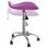 VidaXL Silla de Oficina Cuero Sintético Morado