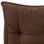 VidaXL chaise de bureau de massage tissu marron