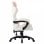 VidaXL Silla Gaming Cuero Sintético Rosa/Blanco