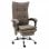 VidaXL Silla de Oficina de Masaje Tela Gris Taupe