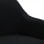 VidaXL chaise de bureau pivotante tissu noir