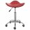 VidaXL Silla de Oficina Cuero Sintético Rojo Tinto