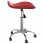VidaXL Silla de Oficina Cuero Sintético Rojo Tinto