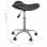 VidaXL Silla de Oficina Cuero Sintético Negro