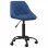 VidaXL Silla de Oficina de Terciopelo Azul