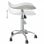 VidaXL Chaise de bureau en cuir blanc
