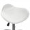 VidaXL Chaise de bureau en cuir blanc