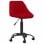 VidaXL Silla de Oficina Terciopelo Rojo Tinto