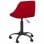 VidaXL Silla de Oficina Terciopelo Rojo Tinto